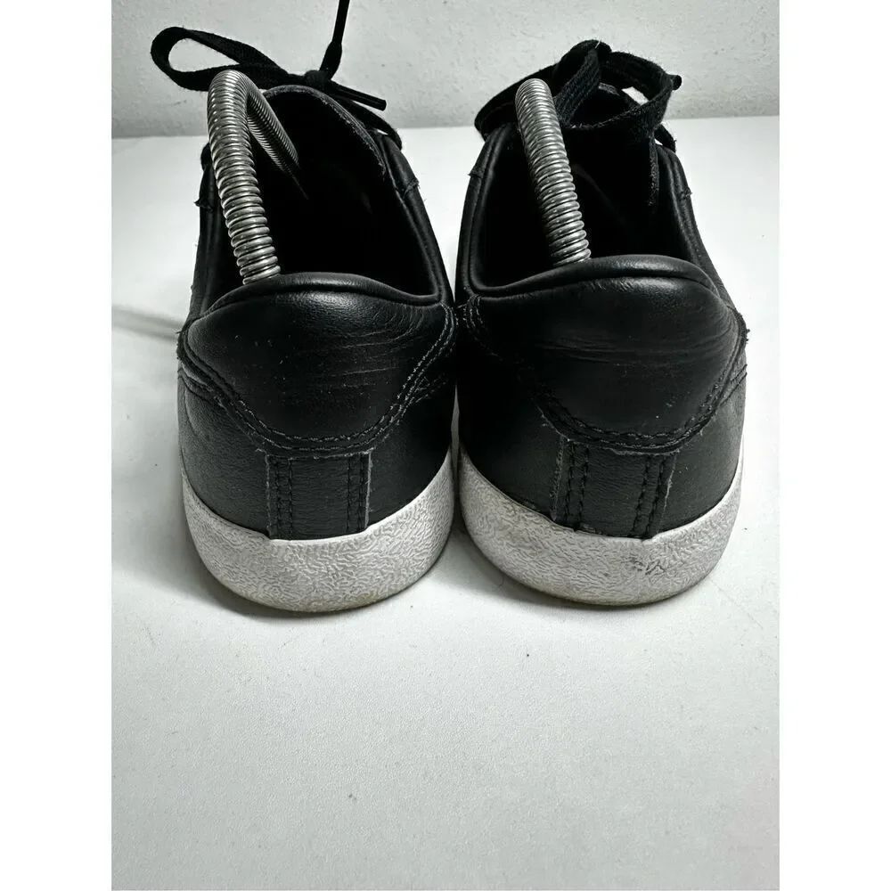 Converse All Star Breakpoint OX Sneakers Leather Black White Womens Sz 8 157802C - Picture 2 of 14
